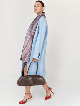 Большой, мягкий, тонкий и очень нежный двусторонний палантин с рисунком - Tantino фото 3