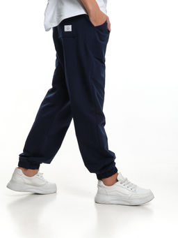 Брюки спортивные удобство и стиль для активных 22-7433 синий - Mini maxi фото 7