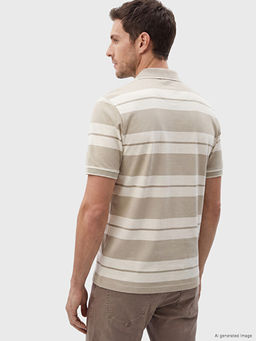 Polo Yaka ?izgili Pike Erkek Ti??rt