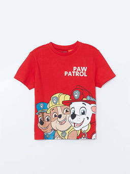Paw Patrol Bask?l? Penye Erkek Bebek Ti??rt