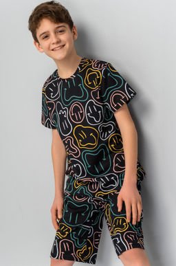 Хлопковый костюм для мальчика Happyfox