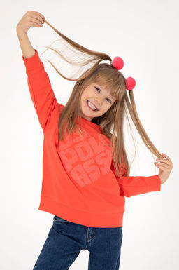 Толстовка для девочек с цветком граната Неожиданная скидка в корзине