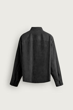 CAMISA FLUIDA RELAXED FIT / Gris oscuro - Zara фото 7