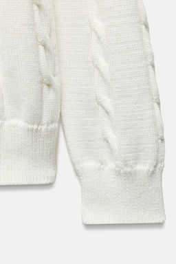 CABLE-KNIT SWEATER - Zara фото 7