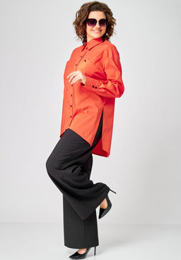 Рубашка EVA GRANT 7319 коралл