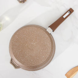 Сковорода 26см АП Гранит brown со съемной ручкой и стеклянной крышкой арт.С026806 - Мечта фото 5