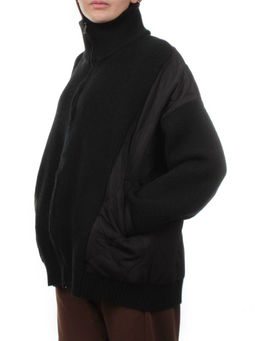 3155 BLACK Куртка-кардиган женская (90% хлопок, 10% синтепон) - Fashion фото 5
