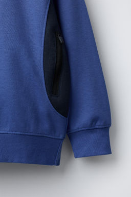 SPORTY COLOUR BLOCK HOODIE - Zara фото 4