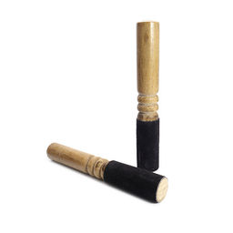 Резонатор для поющей чаши дерево кожа 18см-2,5см