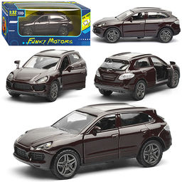 Черная инерционная машинка Кроссовер die-cast,1:32, открывающиеся двери