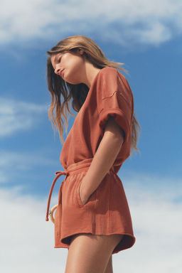 FADED-EFFECT FLEECE SHORTS - Zara фото 30