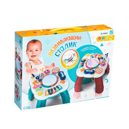 Развивающий столик, световые и звуковые эффекты, цвет красный - Zabiaka фото 6