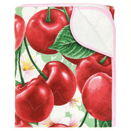 Покрывало стеганое Спелая вишня 240х215см, спальное место 160см, бязь набивная Комфорт 121г/м2, хлопок 100%, многоигольная стежка, наполнитель синтепон 70гр, подкладка бязь отбеленная 121г/м2, Домашняя мода (Россия)  фото 3