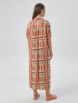 Платье из вискозы с принтом - Stilla фото 5