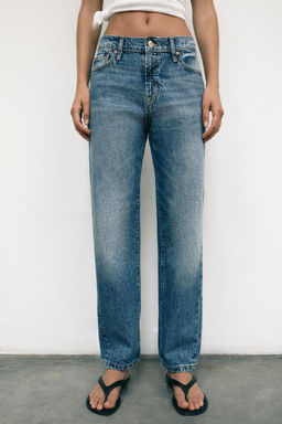 JEANS Z1975 CROPPED TIRO MEDIO / Azul - Zara фото 6