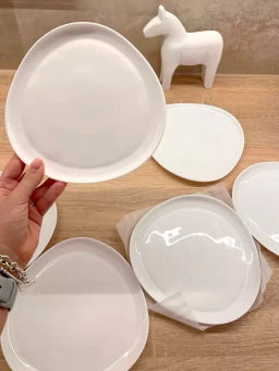 Тарелка обеденная "Вайт" 20,5 см арт.RLP80X /МФК/