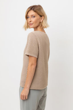 ЕВ 30221/бежевый джемпер жен