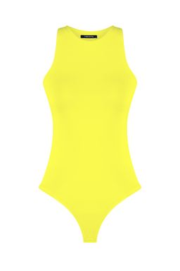 Sar? Halter Yaka Vucuda Oturan Esnek Alttan C?tc?tl? Orme Body TWOSS20BD0044