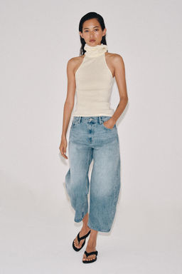 JEANS ZW COLLECTION BALLON TIRO MEDIO / Azul