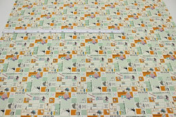 Интерьерный хлопок Котокафе, ш.1.48м, хлопок-100%, 230гр/м.кв - Купава фото 3