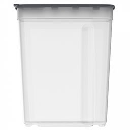 Контейнер для сыпучих продуктов 1,8л, 17х8,5х20,5см, полипропилен, графит (Россия) - Домашняя мода фото 2