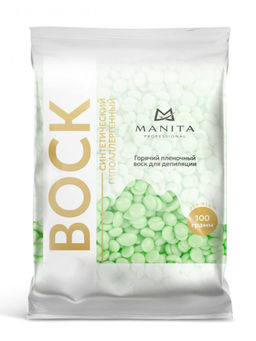 Manita Professional Воск для депиляции в гранулах синтетический, яблоко, 100 г  фото 3
