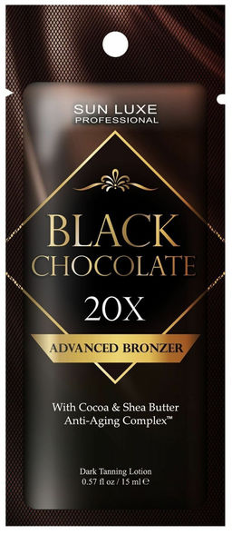 САШЕ Крем для загара в солярии "Black Chocolate 20х" SUN LUXE 15мл.