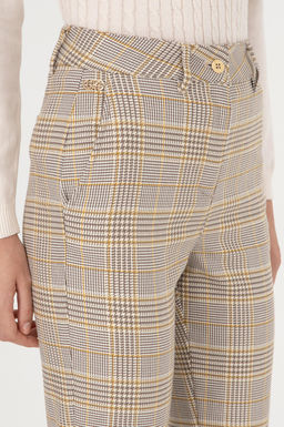 Kad_n Sar_ Carrot Hight Waist Fit Kanvas Pantolon