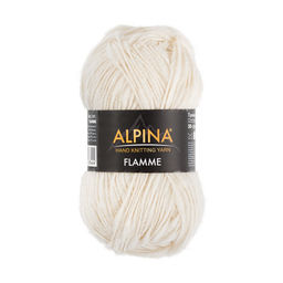 Пряжа ALPINA FLAMME 59% хлопок, 29% шерсть, 12% акрил 10 шт. х 50 г 90 м  5 м