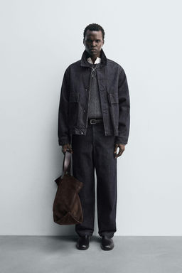 DENIM JACKET WITH POCKETS