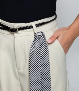 Брюки #КТ69008, бежево-серый