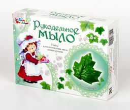 Набор для мыловарения "Рукодельное мыло. Листочек" (01922, "Десятое королевство")