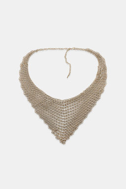 CONTRAST METAL MESH BELT