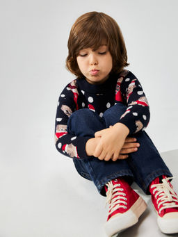 ACOOLA / Джемпер детский Mopsik холодный синий фото 5