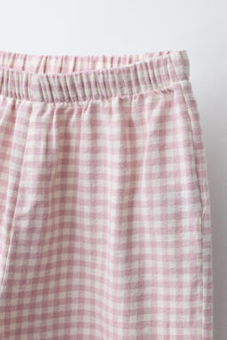 AGES 6-14 / FLANNEL GINGHAM PYJAMAS - Zara фото 7