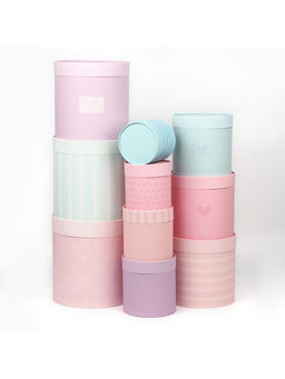 Набор коробок 10 в 1, упаковка подарочная, With love, 10?10 - 23.5?23.5 см