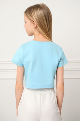 Укороченная футболка для девочки Happyfox