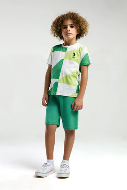 Erkek _ocuk Ye_il Pijama Tak_m_ Sepette S_rpriz _ndirim - U.s. polo assn фото 8