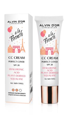 Alvin Dor A LA FRENCH ALF-02 Тональный СС-крем для лица SPF 20 тон 03 Tan 25ml - Lilo фото 3