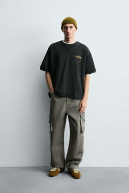 WASHED PRINTED SWEATSHIRT