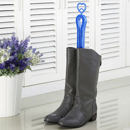 Держатель складной пластмассовый для голенищ сапог, 50,5х7,5см, серый (Китай) - Домашняя мода фото 5