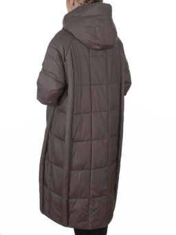 8891 DK. GRAY Пальто зимнее женское (200 гр. холлофайбер)