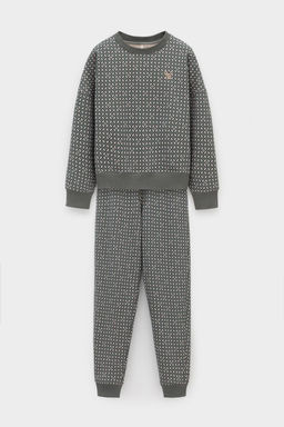 Е 20202/кремовый,узор комплект жен