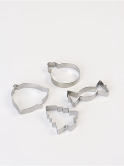 Формы для выпечки новогодние «Прянички», 4 шт.