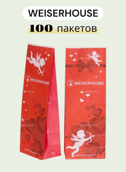 Пакет бум. Weiserhouse для Влюбленных, 150-200 гр, 1 уп*100шт.