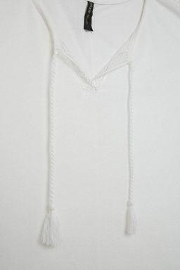 Футболка с круглым вырезом и короткими рукавами - Defacto фото 7