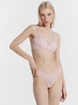 Цена за 2 штуки! Трусы женские бразилиана розовые лотос 412495