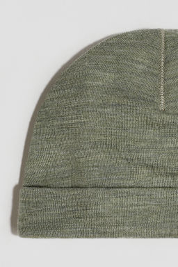 Gorro beanie en punto de lana merino - H&m фото 4