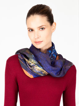 Платок жен. виск+шерсть 130х130 LG33-506-16 - Labbra фото 4