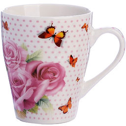 25969 Кружка 340мл Розы (мин.4шт)LR(х36) - Mayer&boch фото 3